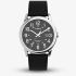 Timex Mens Easy Reader Black Dial Black Leather Strap Watch TW2Y12800