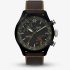 Timex Mens Waterbury Ace Fly-Back Chronograph Brown Leather Strap Watch TW2Y70100