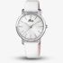 Lotus Ladies White Leather Strap White Dial Watch L18738/1