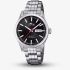 Lotus Mens Classic Stainless Steel Black Dial Watch L18670/4