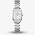 Lee Cooper Ladies White Mother of Pearl Rectangle Dial Bracelet Watch LC08203.320