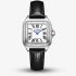 Lee Cooper Ladies White Square Dial Leather Strap Watch LC08191.331