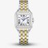 Lee Cooper Ladies Silver Square Dial Two Tone Bracelet Watch LC08398.230