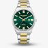 Lee Cooper Mens Green Dial Two Tone Bracelet Watch LC08262.270