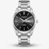 Lee Cooper Mens Black Dial Day/Date Bracelet Watch LC08340.350