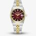 Lee Cooper Mens Red Dial Two Tne Bracelet Watch LC08397.280