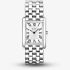 Accurist Rectangle Silver White Dial Watch 71006