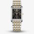 Citizen Mens Dress Classic Black Dial Rectangle Two Tone Bracelet Watch BJ6574-59E