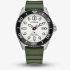 Citizen Mens Promaster Diver White Dial Green Polyurethane Strap Watch BN0265-00A