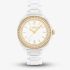Coach Ladies Kitt White Ceramic Bracelet Watch 14504562