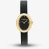 Coach Ladies Sammy Oval Dial Black Leather Strap Watch 14504421