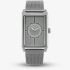 Orlam Mens Era Grey Rectangle Dial Mesh Bracelet Watch ORDGMEP007