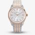 Orlam Mens Pulse Silver Dial Two Colour Bracelet Watch ORDRBPU006