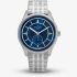 Orlam Mens Echo Blue Dial Silver Bracelet Watch ORSSBEC004