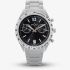 Orlam Mens Legend Black Dial Silver Bracelet Watch ORSSBLE003