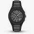 Armani Exchange Mens Sync Black Chronograph Strap Watch AX4174