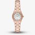 Emporio Armani Ladies Mia Rose Gold Mother Of Pearl Dial Watch AR11671