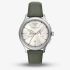 Emporio Armani Mens Dario Cream Chronograph Dial Leather Strap Watch AR11801