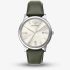 Emporio Armani Mens Minimalist Cream Dial Leather Strap Watch AR11811