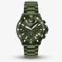 Emporio Armani Mens World Explorer Green Chronograph Dial Bracelet Watch AR70023