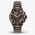 Emporio Armani Mens World Explorer Brown Chronograph Dial Bracelet Watch AR70025