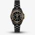 BOSS Ladies Sage Aqua Black Ceramic Bracelet Watch 1502851