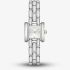 BOSS Ladies Violet Square Silver Dial Bracelet Watch 1502873