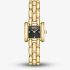 BOSS Ladies Violet Square Black Dial Bracelet Watch 1502875