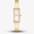 BOSS Ladies Lucy Allure Golden Rectangle Silver Dial Bracelet Watch 1502857