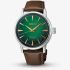 Seiko Mens Presage Cocktail Time 'Mint Mist' Green Dial Leather Strap Watch HCB002J1