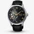 Seiko Mens Presage Japanese Zen Gardens Black Dial Leather Strap Watch HCB008J1