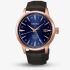 Seiko Mens Presage Cocktail Time 'Corcovado' Blue Dial Leather Strap Watch HCB005J1