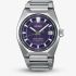 Seiko Mens King Seiko VANAC 'Tokyo Highway' Purple Dial Titanium Bracelet Watch HKF001J1