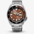 Seiko Mens 5 Sports SKX Skeleton Style Brown Dial Watch SRPJ47K1