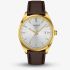 Tissot Mens PR100 Silver Dial Leather Strap Watch T150.410.36.391.00