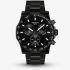 Tissot  Mens SuperSport Black Chronograph Dial Stainless Steel Bracelet Watch T125.417.33.051.00