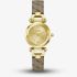 Guess Ladies Ginger Gold Tone Brown Leather Strap Watch GW1021L2