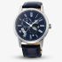 Orient Mens Sun & Moon Navy Blue Dial Leather Strap Watch RA-AK0011D