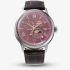 Orient Mens Bambino Sun & Moon Red Dial Leather Strap Watch RA-AK0807R