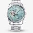 Orient Mens AR00 Semi Skeleton Ice Blue Dial Bracelet Watch RA-AR0009L