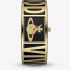 Vivienne Westwood Ladies Belvoir Black & Gold Bangle Watch VV325BKGD