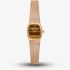 Bulova Ladies Goddess Of Time Rose Gold Plated Tigers Eye Dial Watch 97L185