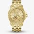 Bulova Mens Marine Star Marc Anthony Gold Tone Bracelet Watch 97A200