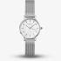ROSEFIELD Ladies Small Edit White Mother of Pearl Dial Mesh Bracelet Watch 26WS-266