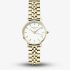 ROSEFIELD Ladies Small Edit White Dial Golden Bracelet Watch 26WSG-267