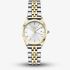 ROSEFIELD Ladies Ace XS White Dial Two Tone Bracelet Watch ASDSSG-A16