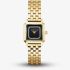 ROSEFIELD Ladies Boxelle Black Crystal Dial Golden Bracelet Watch BBGSG-B09