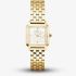 ROSEFIELD Ladies Boxelle White Dial Golden Bracelet Watch BWGSG-B01