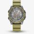 G Star Mens OPS 01 Green Dual Display Strap Watch GSW.502.03