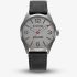 G Star Mens Originals Grey Dial Black Leather Strap Watch GSW.503.02